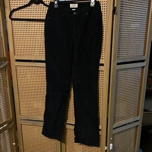 St.‎ John's Bay Black/dark blue Straight Leg Jeans corduroy